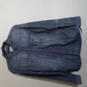 Guess snap long sleeve shirt size large
